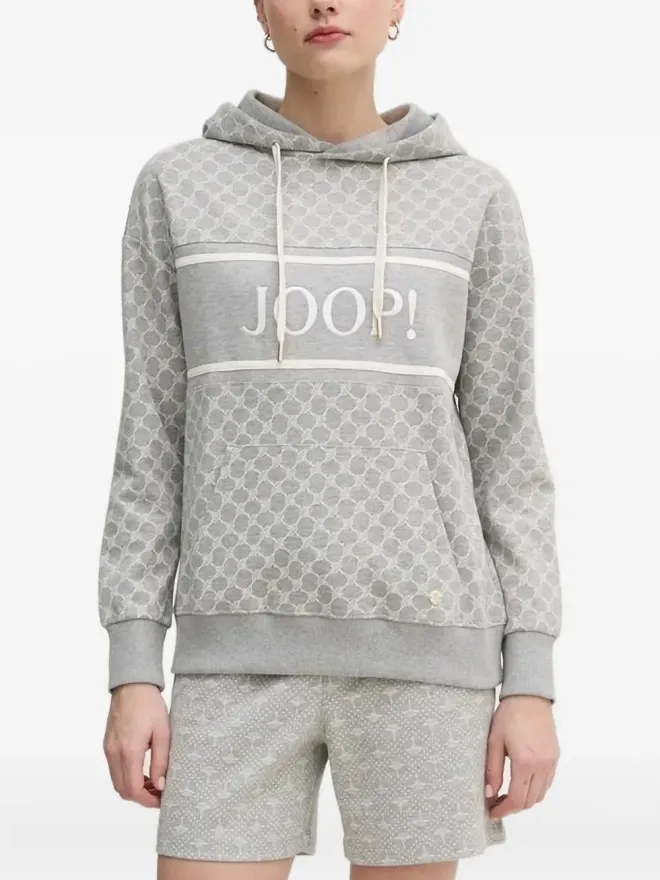 Joop! Joop! Cornflower ロゴ入りフード付きパーカー - グレーの商品画像