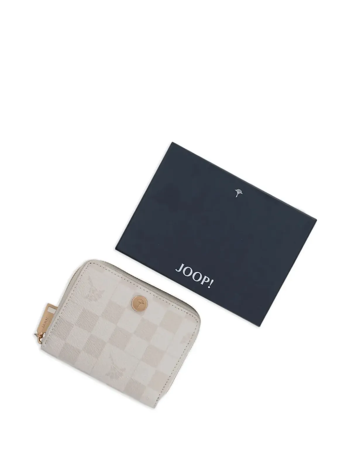 Joop! Cortina Piazza Nisa チェック柄ジップウォレット - 画像4