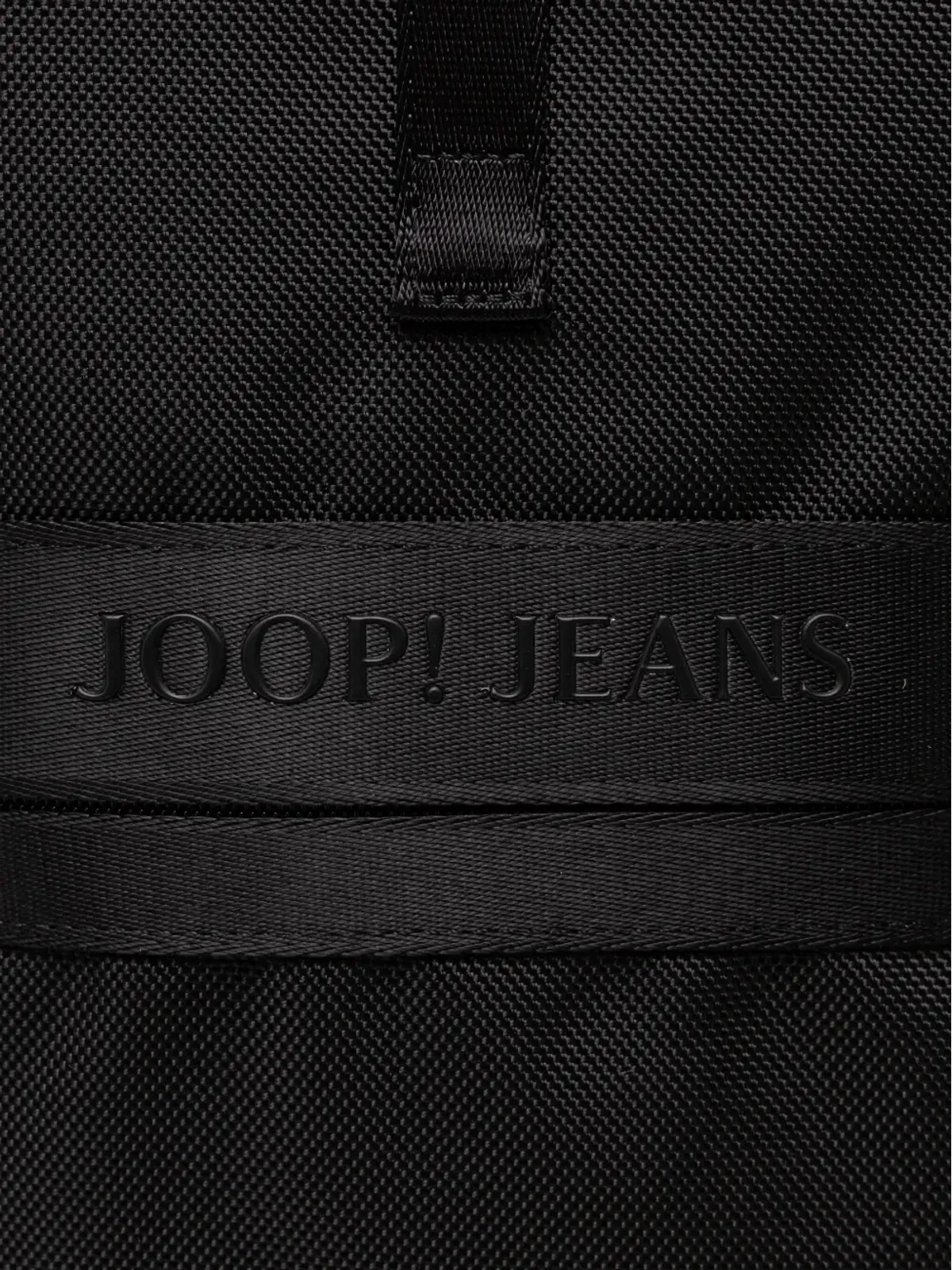 Joop! Modica Nuvola Jaron ロールトップ レザーベース バックパック - ブラック - 画像5