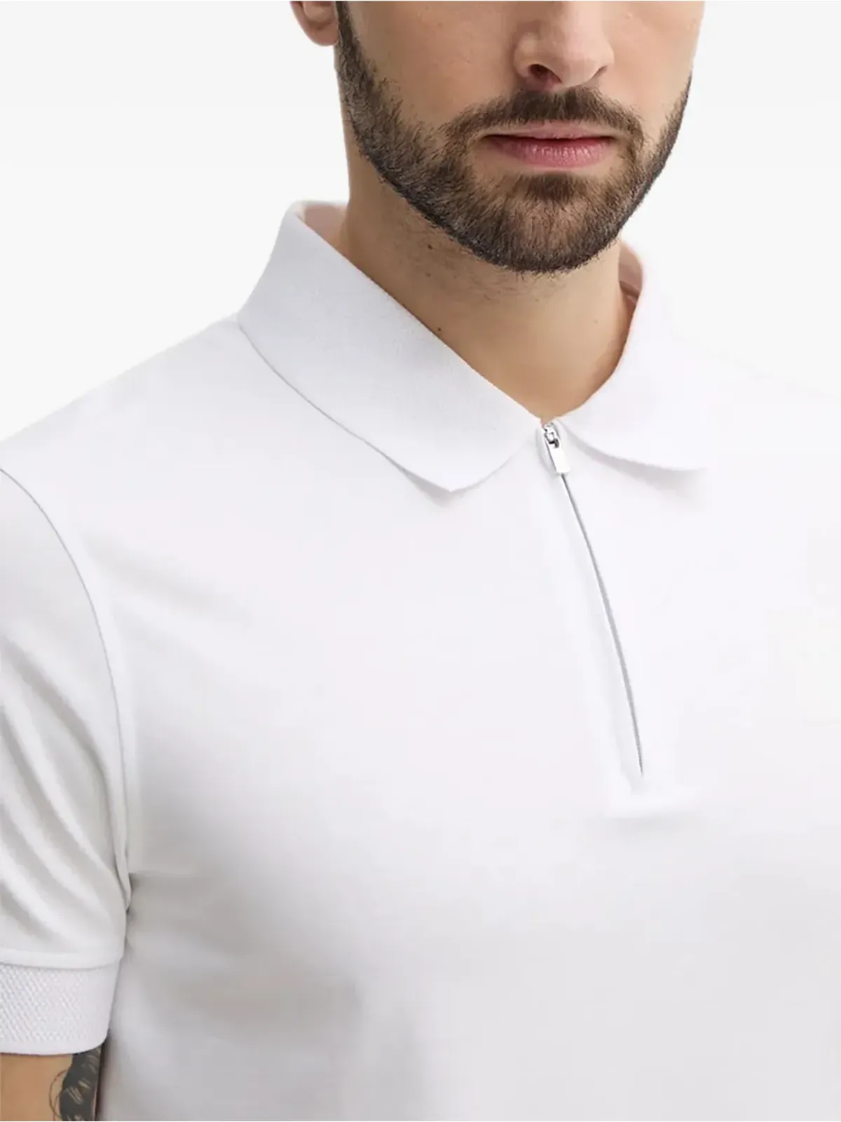 Joop! Brizio zip-neck polo shirt - 画像3