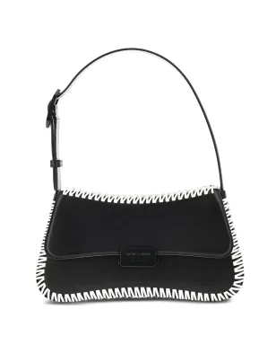 Emporio Armani ステッチディテールのショルダーバッグ（ブラック） - サムネイル1