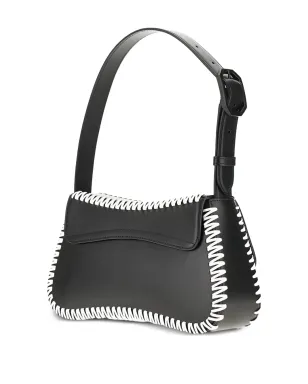 Emporio Armani ステッチディテールのショルダーバッグ（ブラック） - サムネイル2