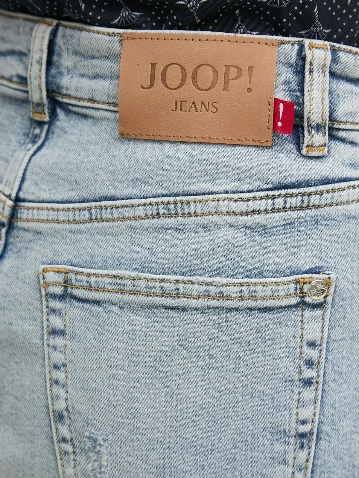 Joop! ロミー フリンジヘム デニム ミディスカート - 画像3