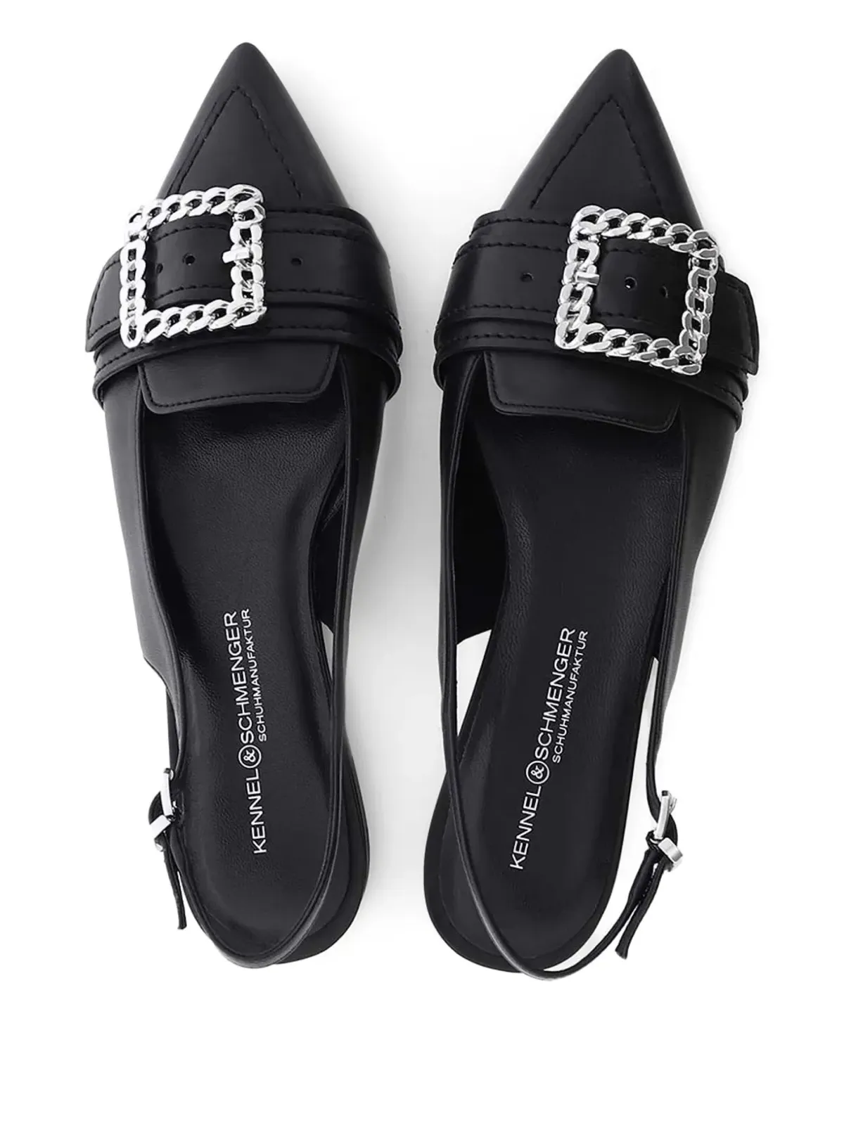 Kennel & Schmenger Greta slingback pumps - Black - 画像3