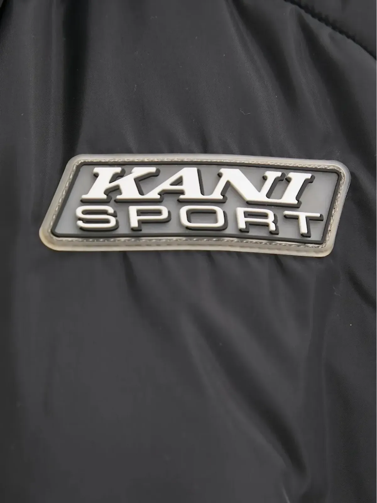 karl kani キルテッドフード付きダウンジャケット - 画像4