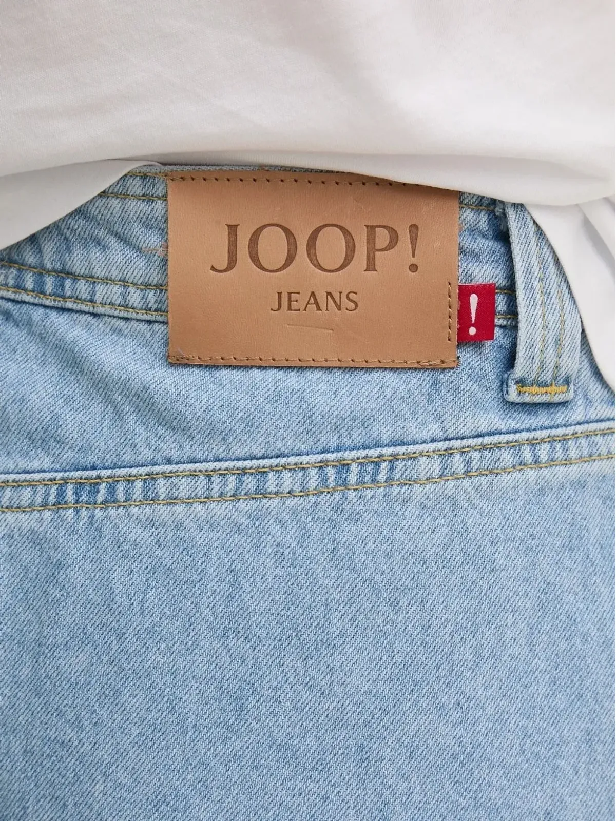 Joop! Rosa ボタン留めデニムミニスカート - 画像4