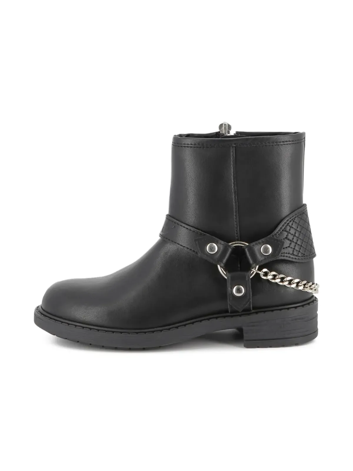 Zadig & Voltaire Kids チェーン装飾アンクルブーツ - 画像5