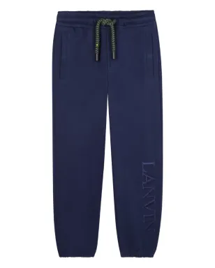Lanvin Enfant エラスティック付きトラックパンツ ブルー - サムネイル1