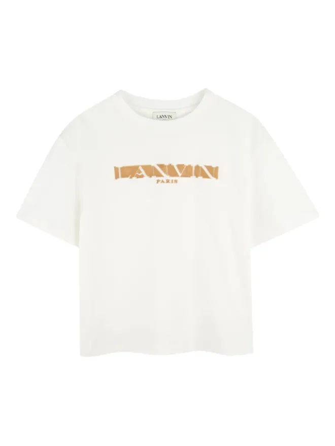 Lanvin Enfant Lanvin Enfant フロックロゴTシャツの商品画像