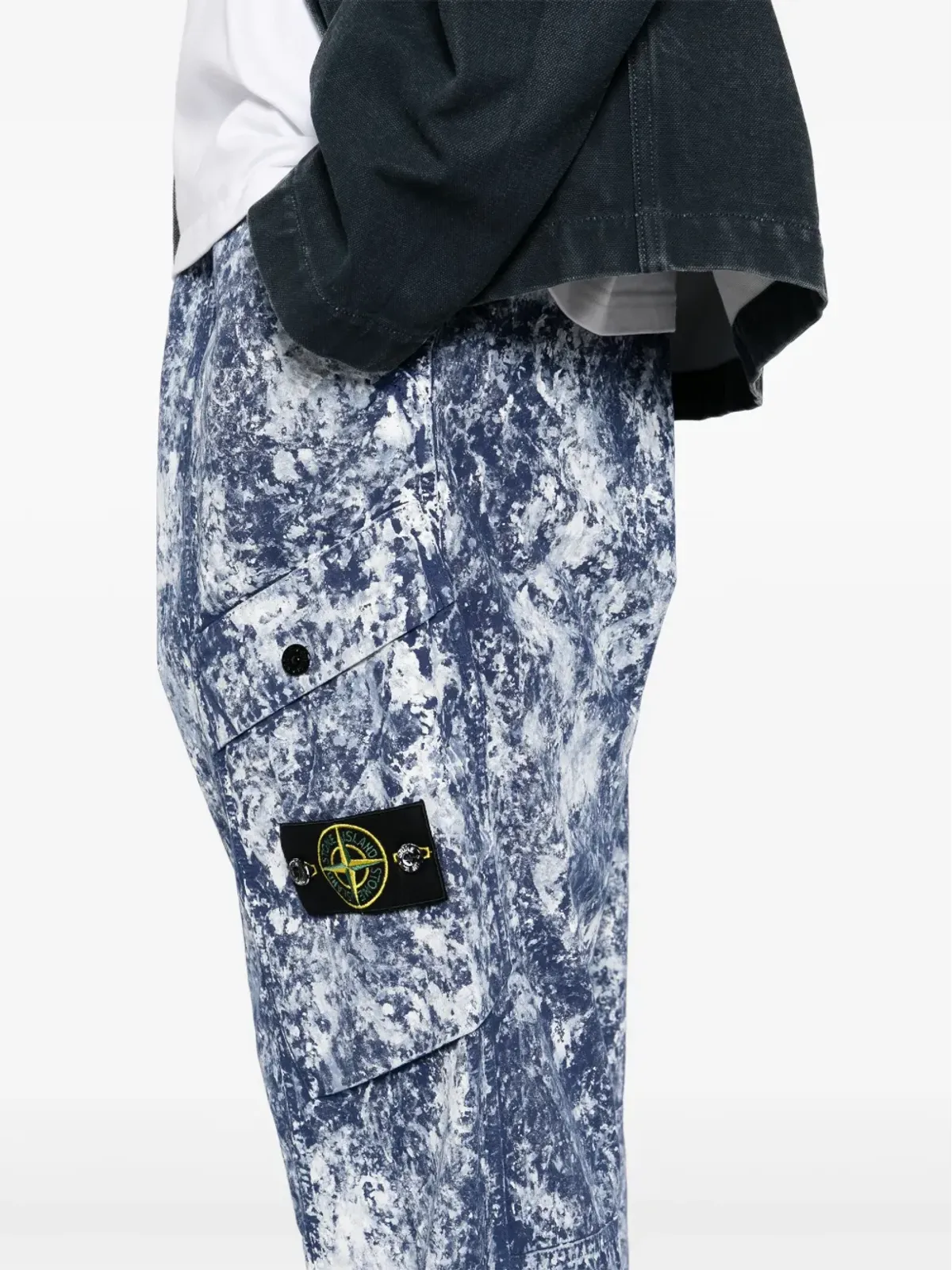 Stone Island プリントカーゴパンツ - 画像5