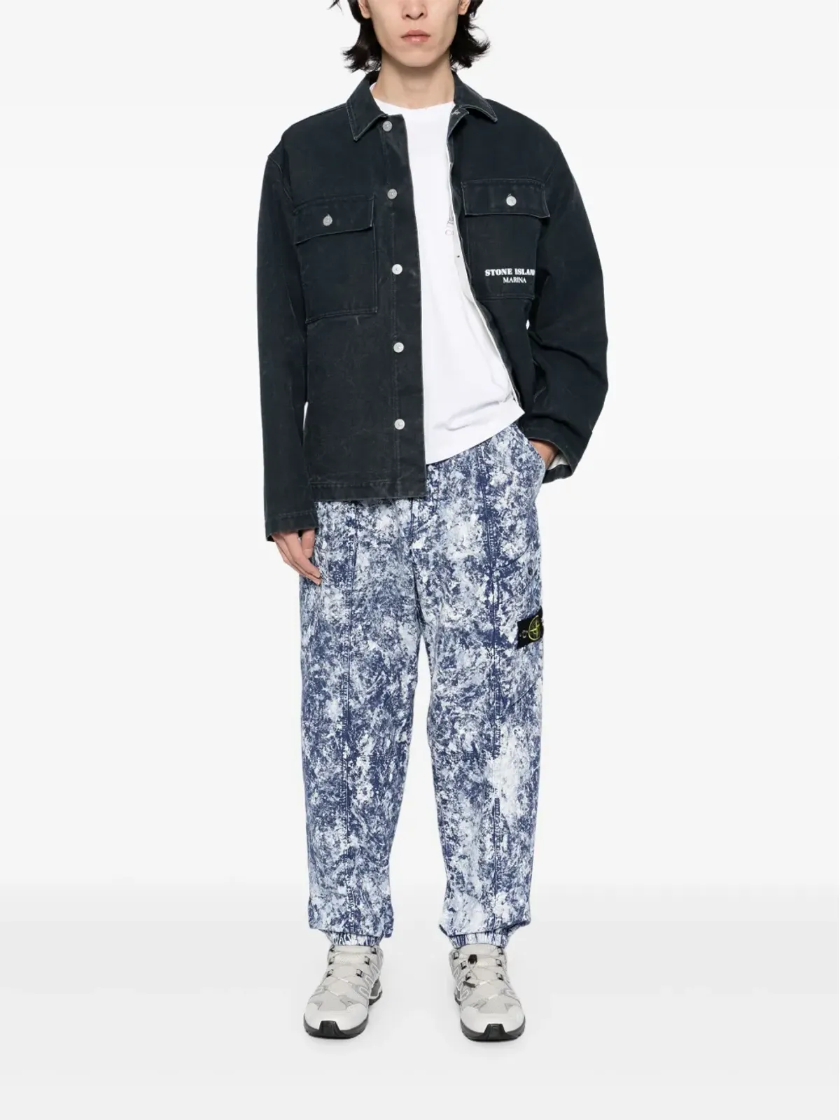 Stone Island プリントカーゴパンツ - 画像2
