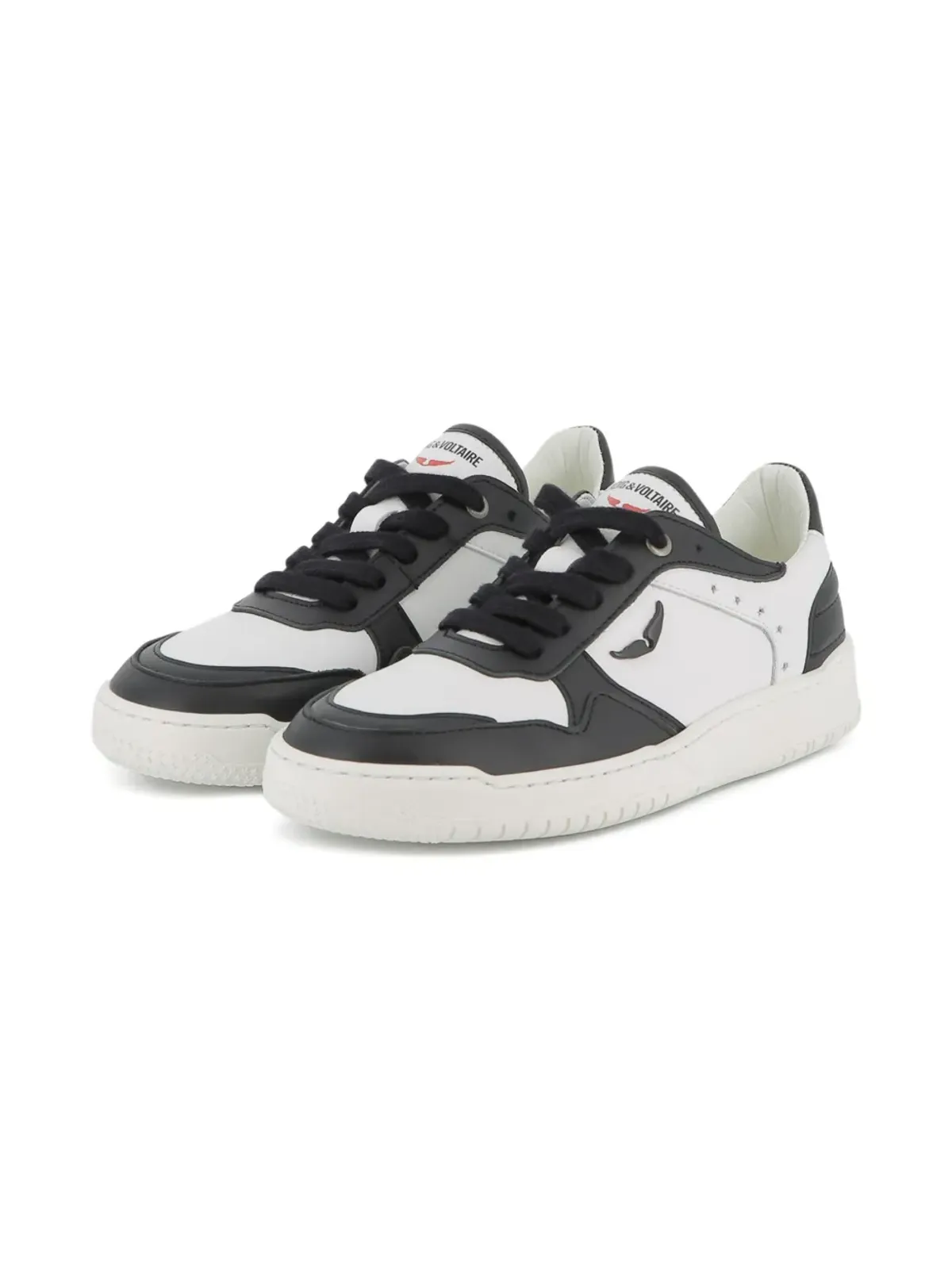 Zadig & Voltaire Kids ウィングス コントラストパネル スニーカー - White - 画像5