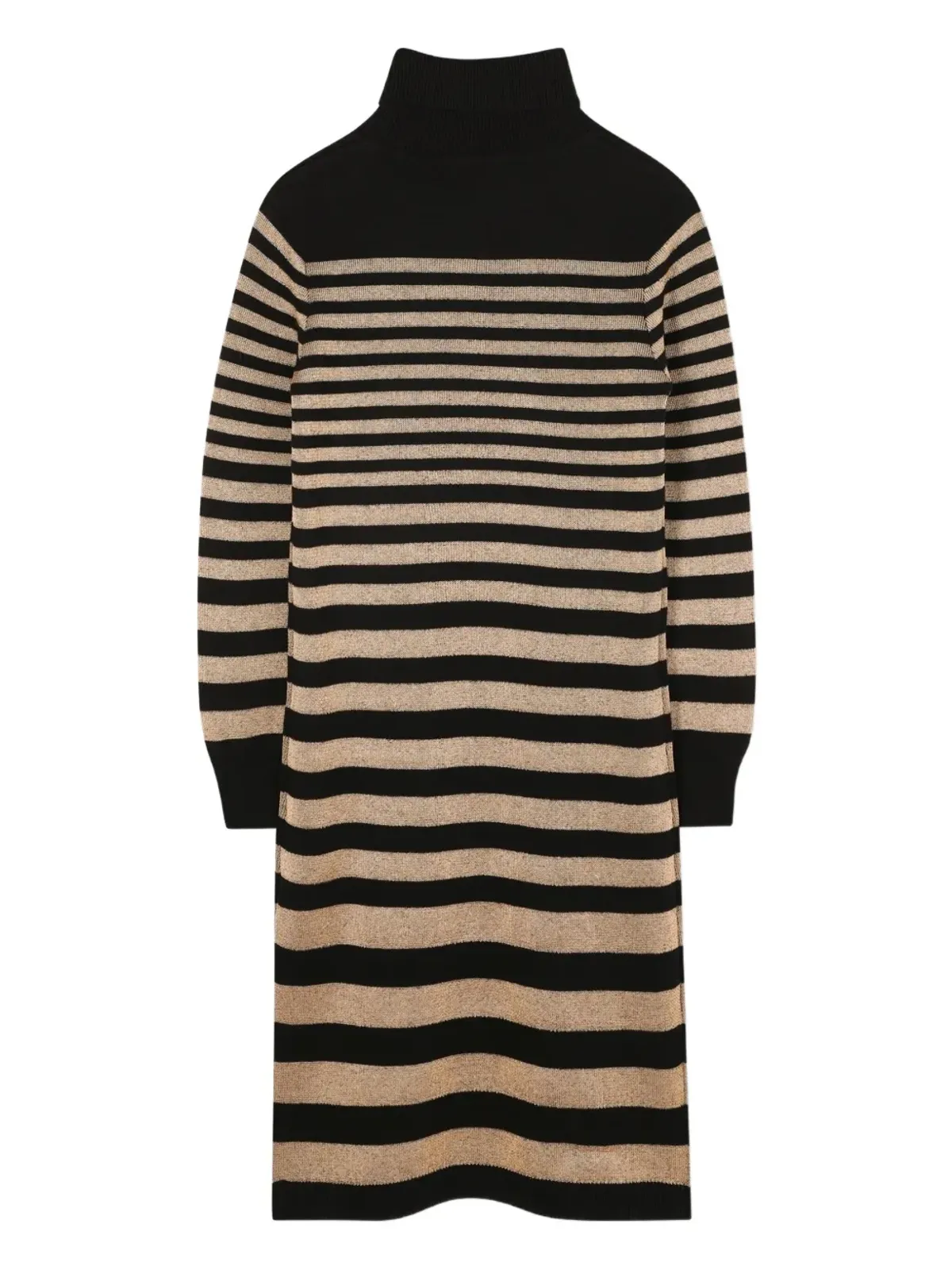 SONIA RYKIEL ENFANT ストライプ タートルネック ドレス - 画像2