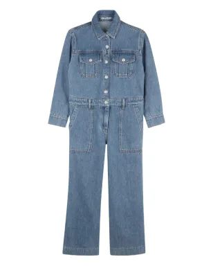 Zadig & Voltaire Kids デニムジャンプスーツ - サムネイル1