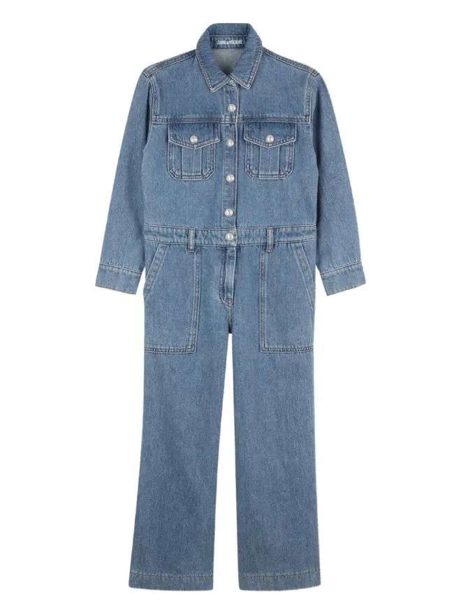 Zadig & Voltaire Kids Zadig & Voltaire Kids デニムジャンプスーツの商品画像