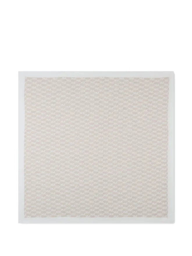 Michael Kors Kids Michael Kors Kids ロゴ柄ボーダーブランケットの商品画像