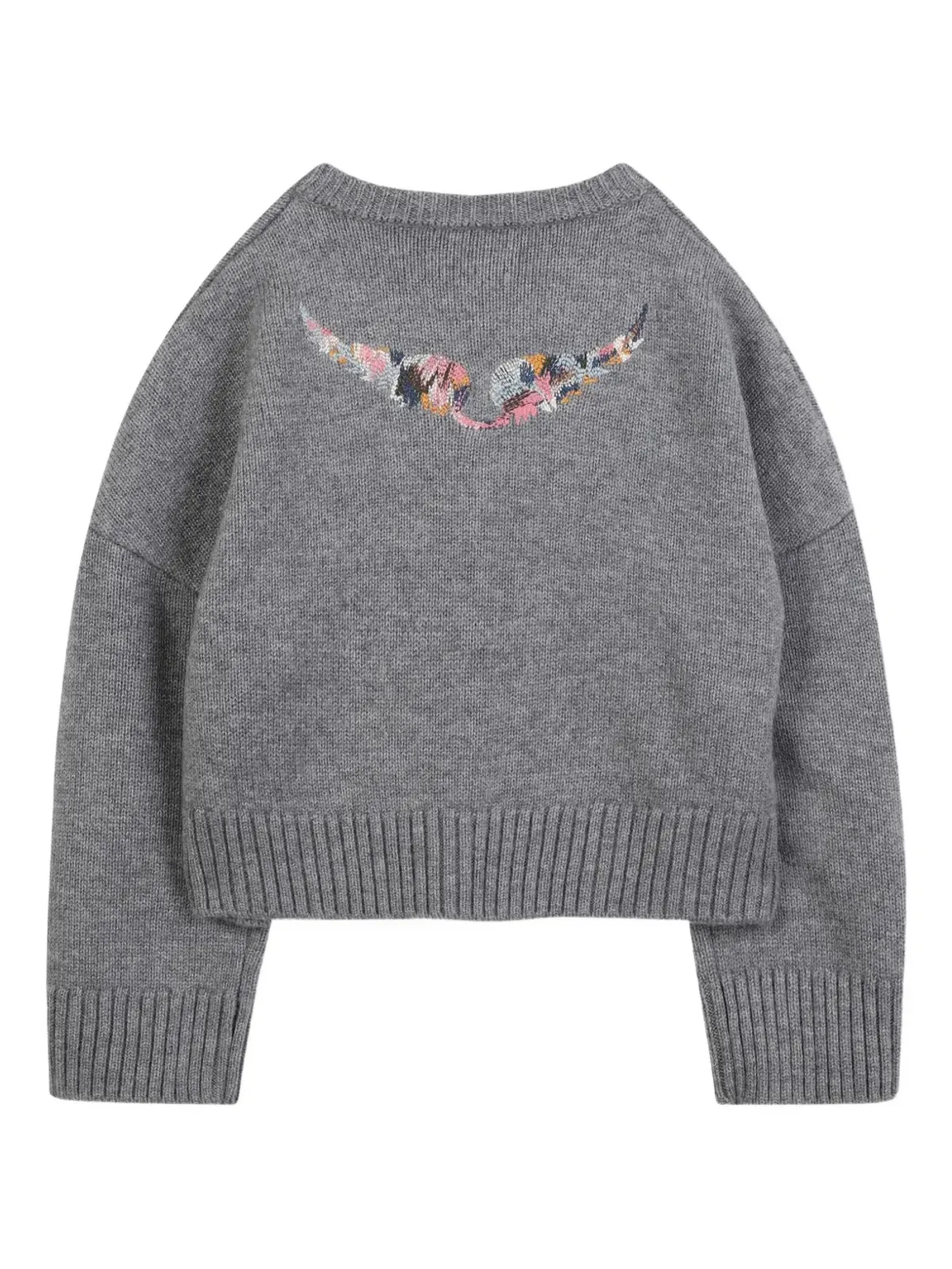 Zadig & Voltaire Kids ボタン装飾付きニットカーディガン - 画像2