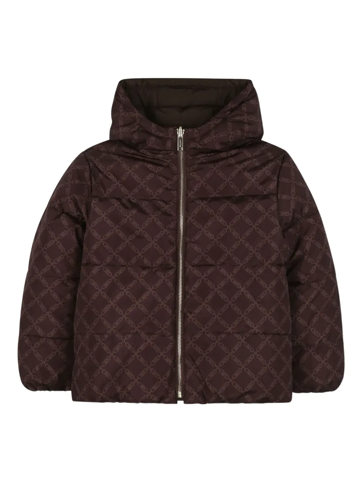 Michael Kors Kids リバーシブルパファージャケット - 画像3
