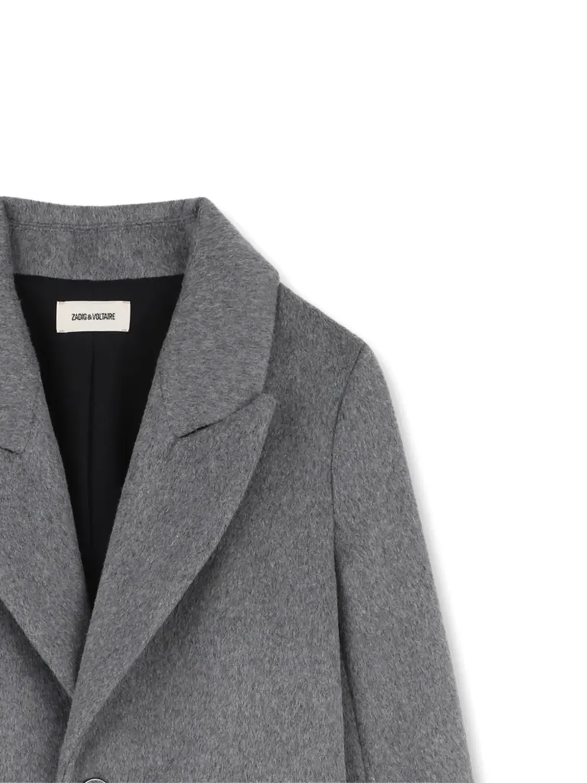 Zadig & Voltaire Kids シングルブレストコート - Grey - 画像3