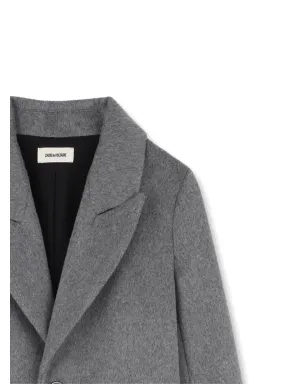 Zadig & Voltaire Kids シングルブレストコート - Grey - サムネイル3
