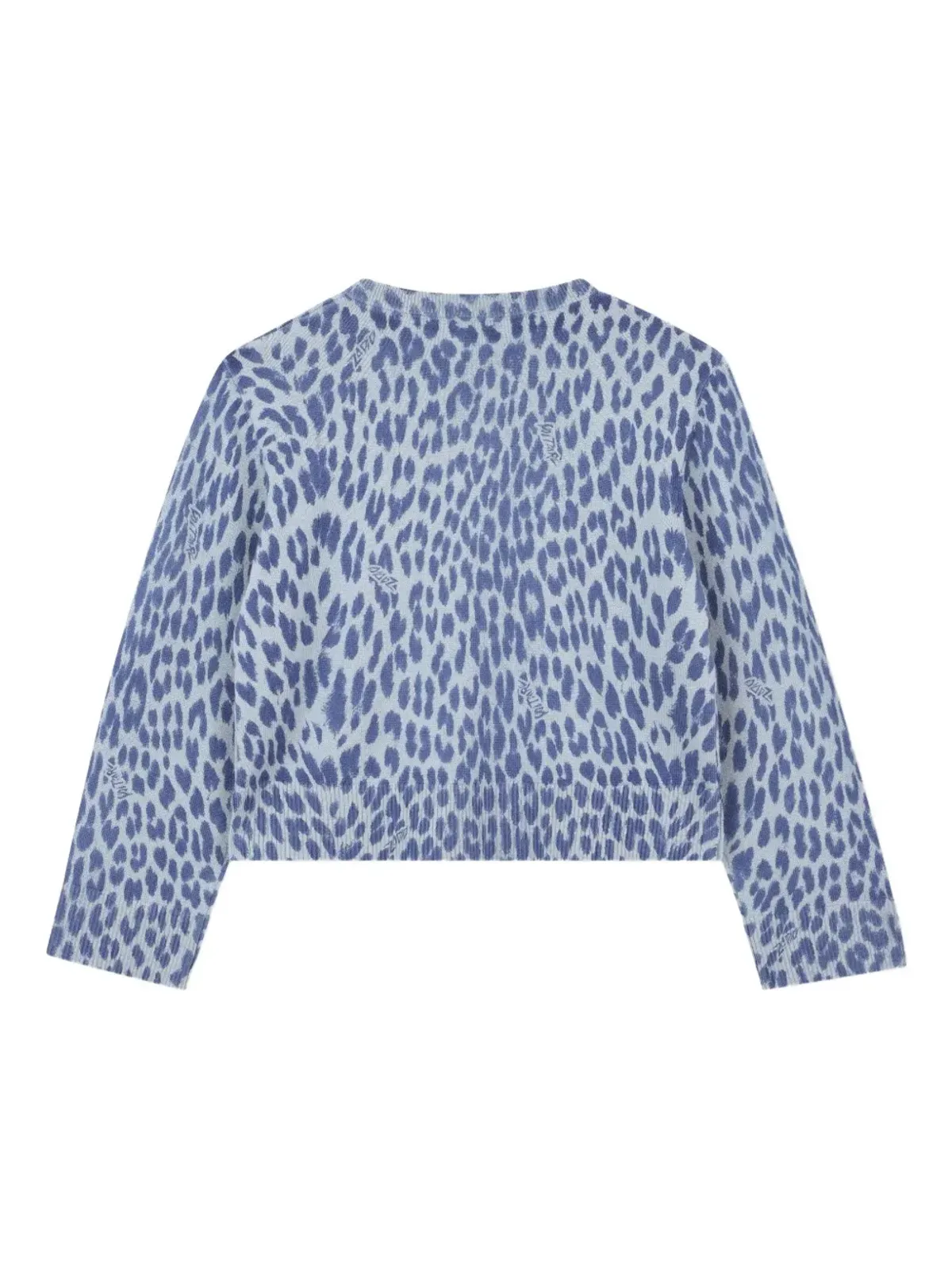 Zadig & Voltaire Kids レオパード柄長袖セーター - Blue - 画像2