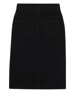 SONIA RYKIEL ENFANT デニムミディスカート - サムネイル2