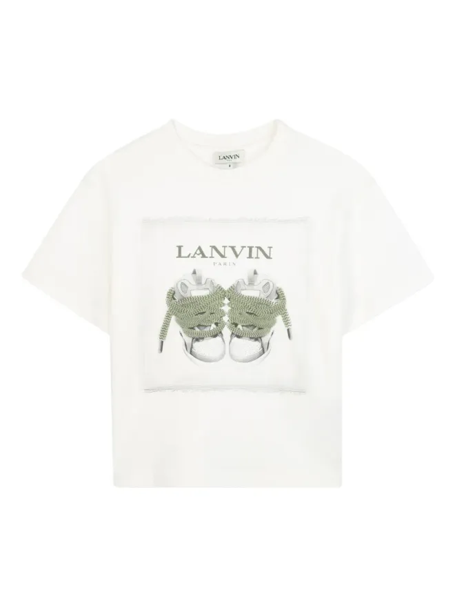 Lanvin Enfant Lanvin Enfant グラフィックプリントTシャツの商品画像