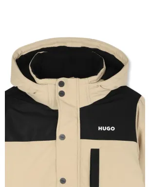 HUGO KIDS カラーブロック フード付きジャケット - サムネイル3
