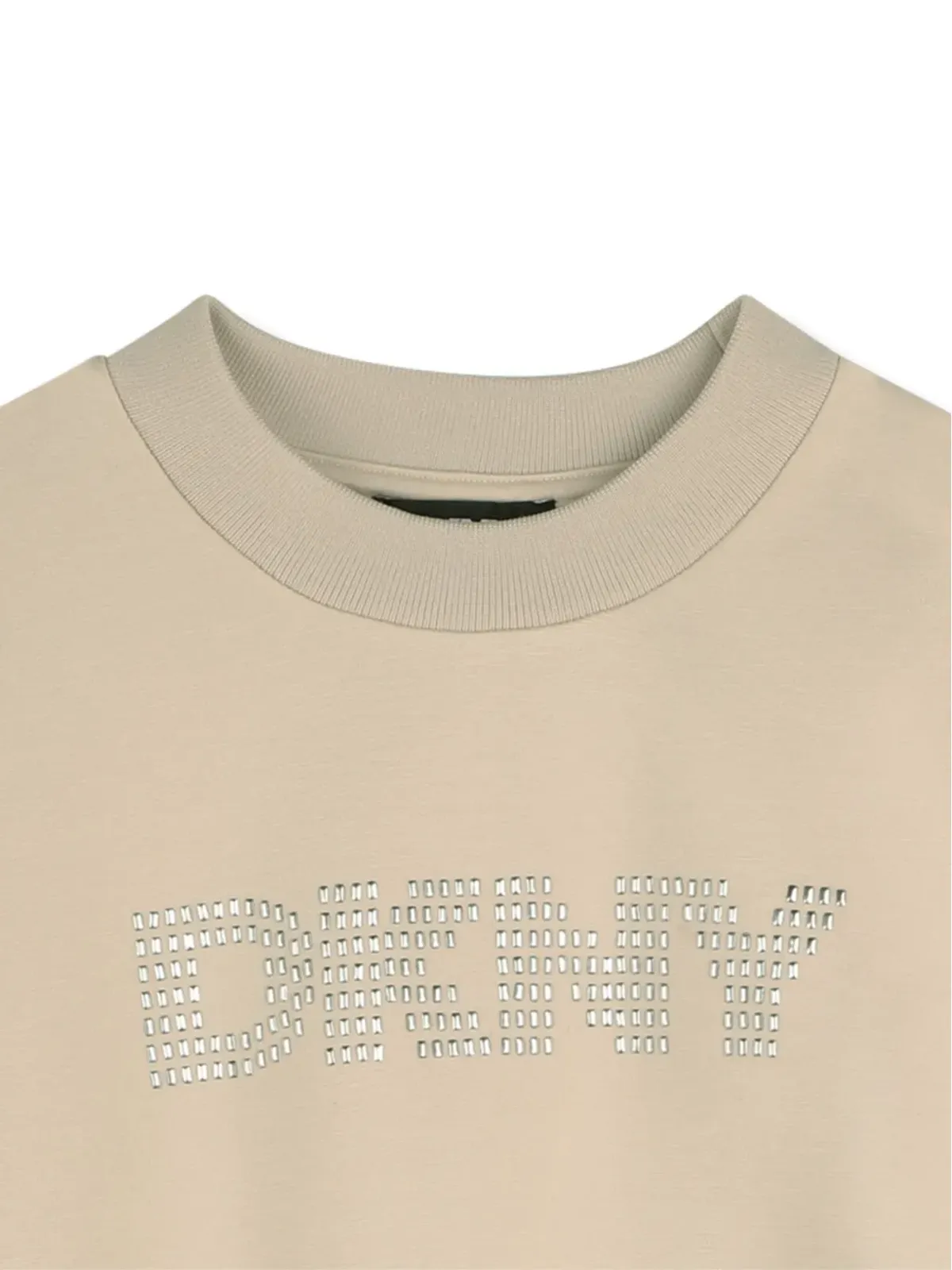 Dkny Kids ロゴ入りスタッズ付きパフスリースウェットシャツ - 画像3