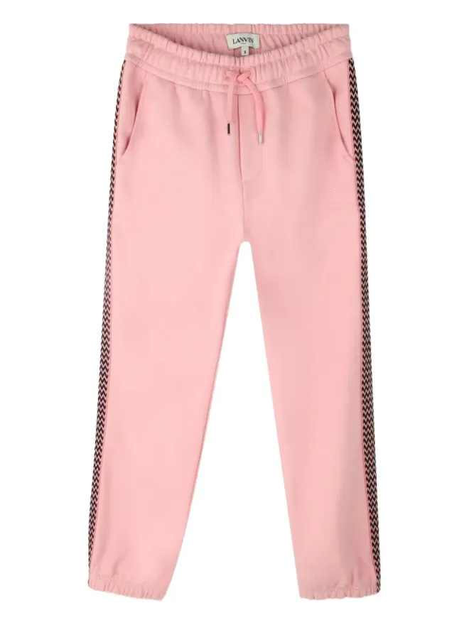 Lanvin Enfant Lanvin Enfant パネル付きトラックパンツ - ピンクの商品画像