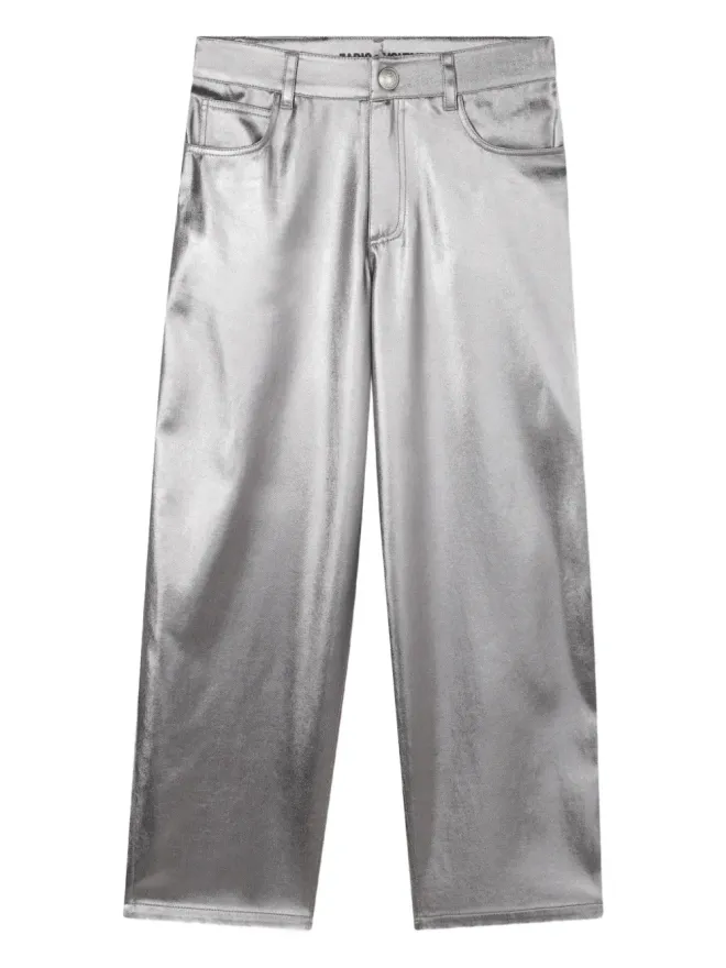 Zadig & Voltaire Kids Zadig & Voltaire Kids メタリック仕上げパンツの商品画像