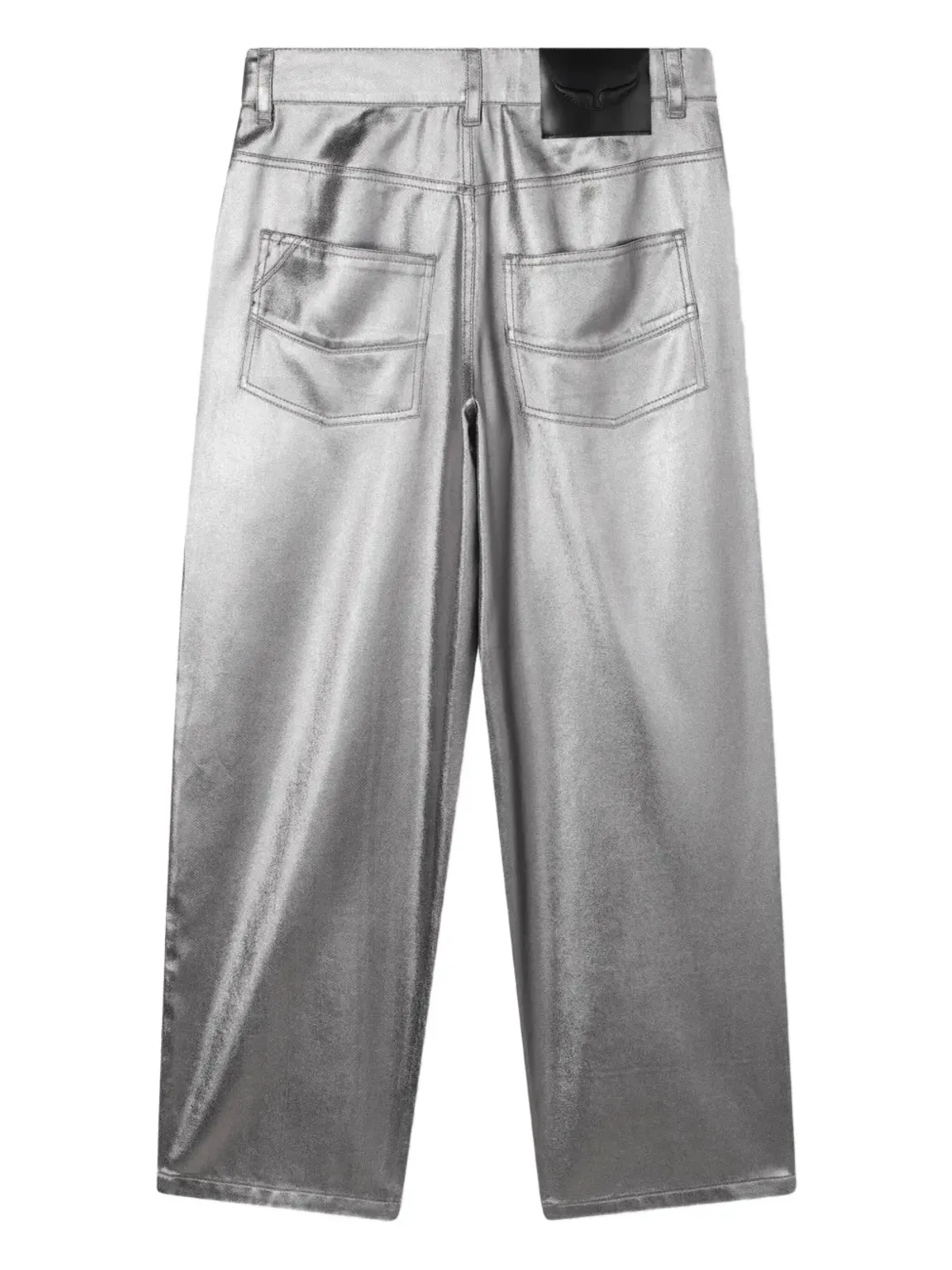 Zadig & Voltaire Kids メタリック仕上げパンツ - 画像2