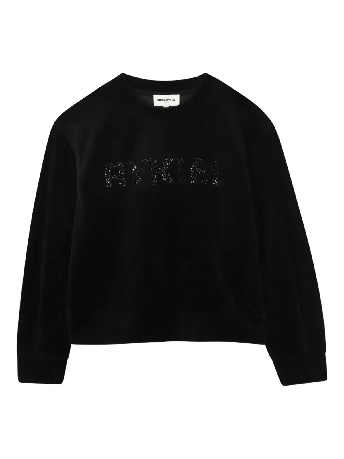 SONIA RYKIEL ENFANT スパンコール付きロゴスウェットシャツ - 画像1
