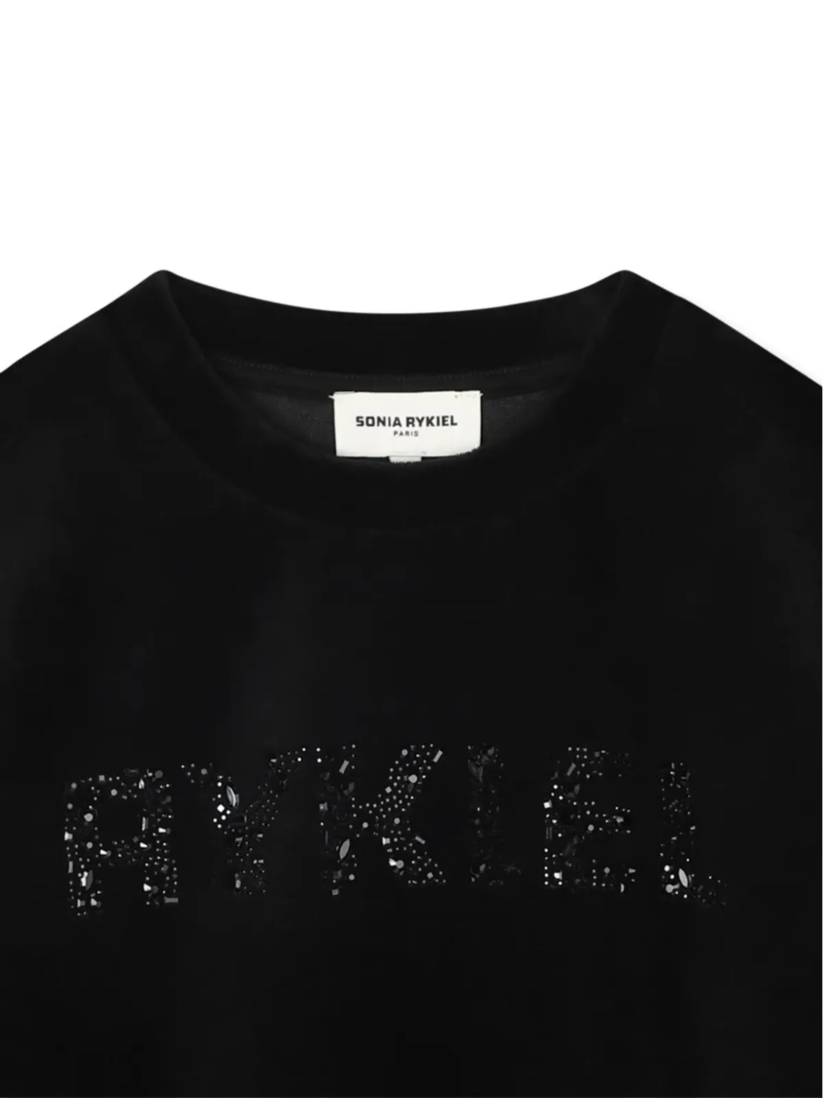 SONIA RYKIEL ENFANT スパンコール付きロゴスウェットシャツ - 画像3