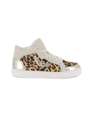 Zadig & Voltaire Kids レオパード柄スエードスニーカー - サムネイル1