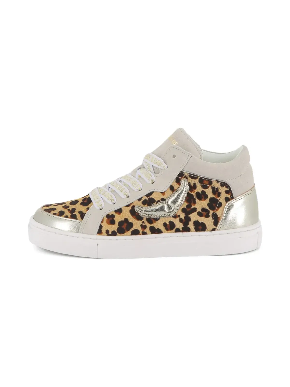 Zadig & Voltaire Kids レオパード柄スエードスニーカー - 画像5