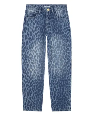 Zadig & Voltaire Kids 豹柄デニムジーンズ - サムネイル1
