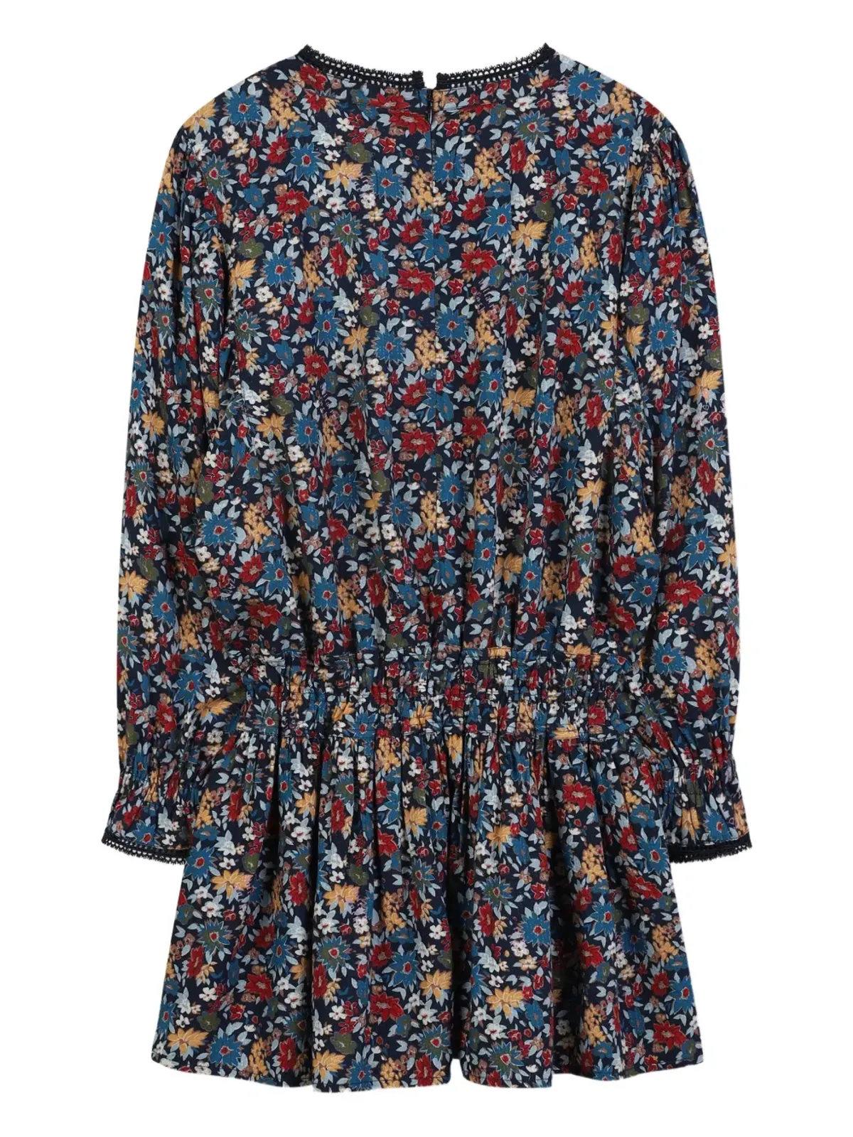 Zadig & Voltaire Kids 花柄プリント長袖ワンピース - 画像2