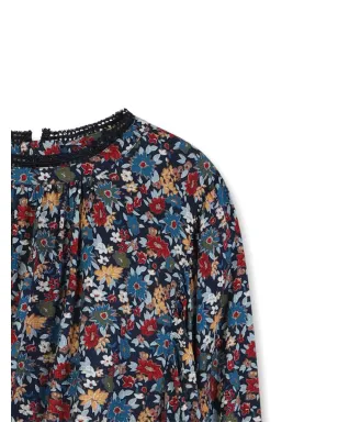 Zadig & Voltaire Kids 花柄プリント長袖ワンピース - サムネイル3