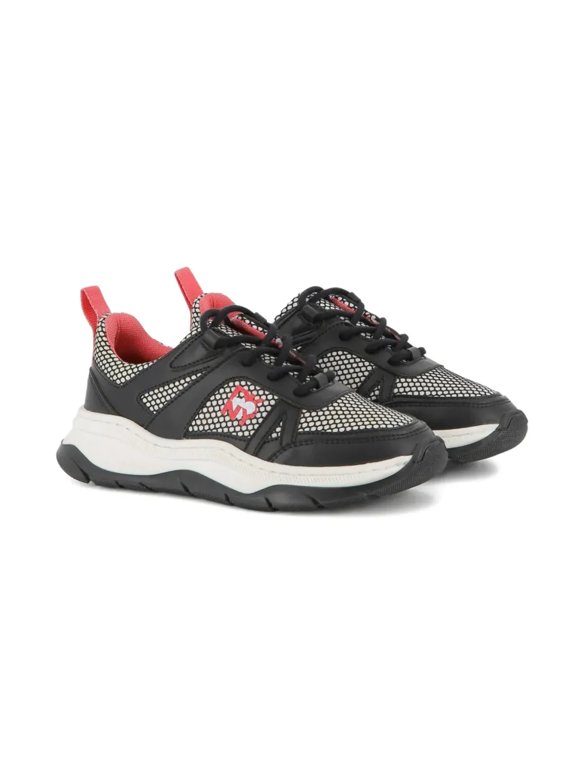 Dkny Kids ロゴ入りレースアップスニーカー - 画像2
