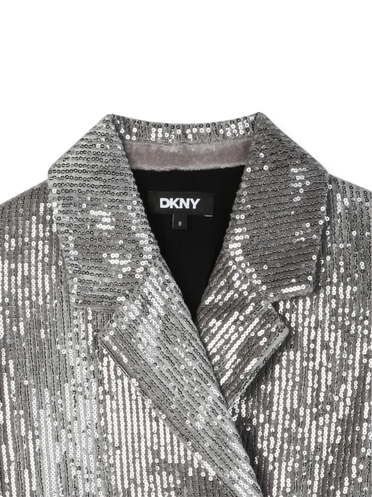 Dkny Kids スパンコール付きダブルブレストジャケット - 画像3