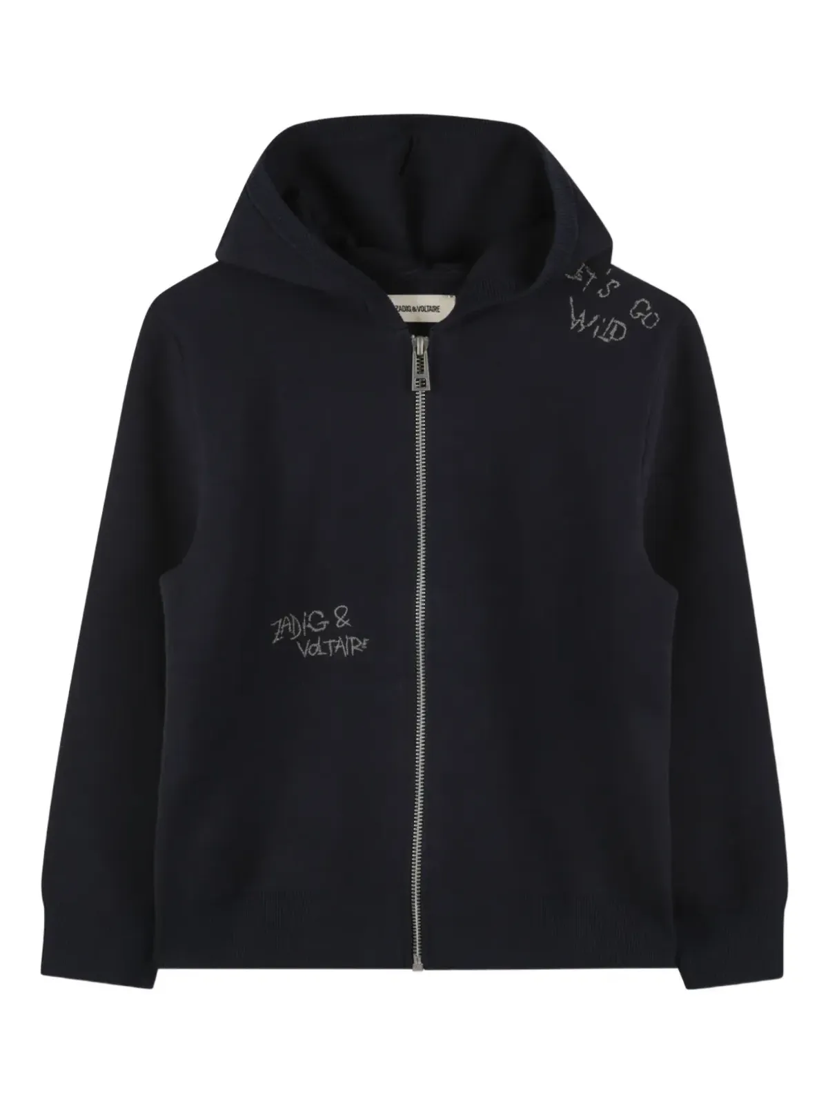 Zadig & Voltaire Kids ジップアップフーディー - 画像1
