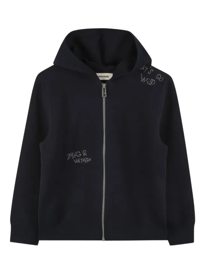Zadig & Voltaire Kids Zadig & Voltaire Kids ジップアップフーディーの商品画像