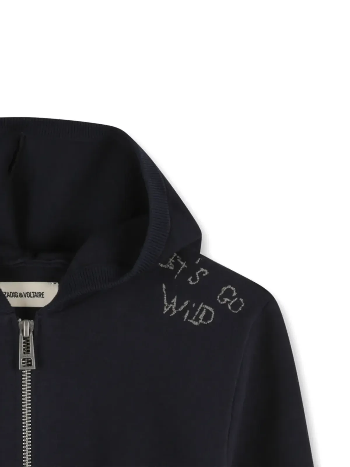 Zadig & Voltaire Kids ジップアップフーディー - 画像3