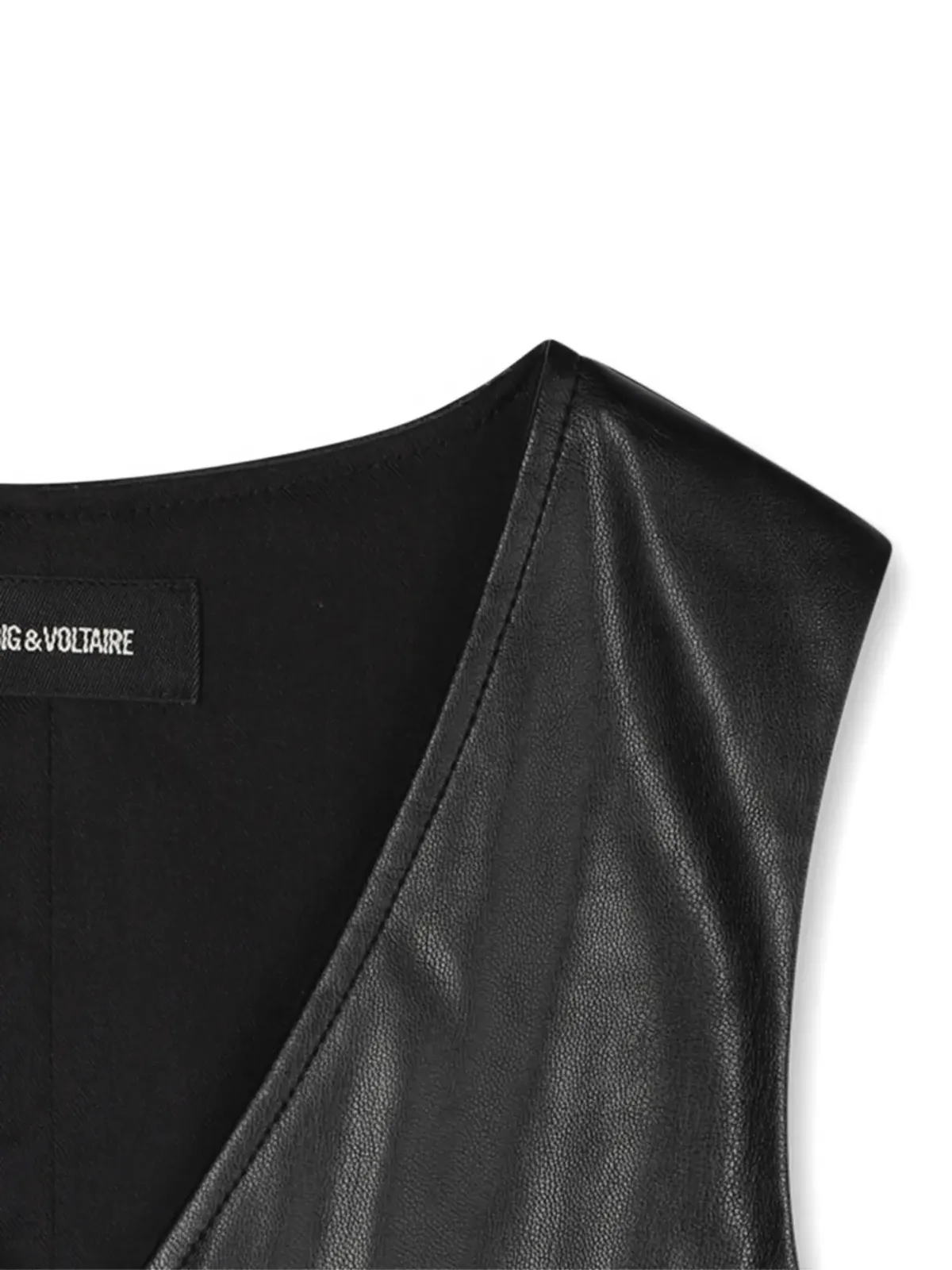 Zadig & Voltaire Kids レザー ウエストコート - 画像3