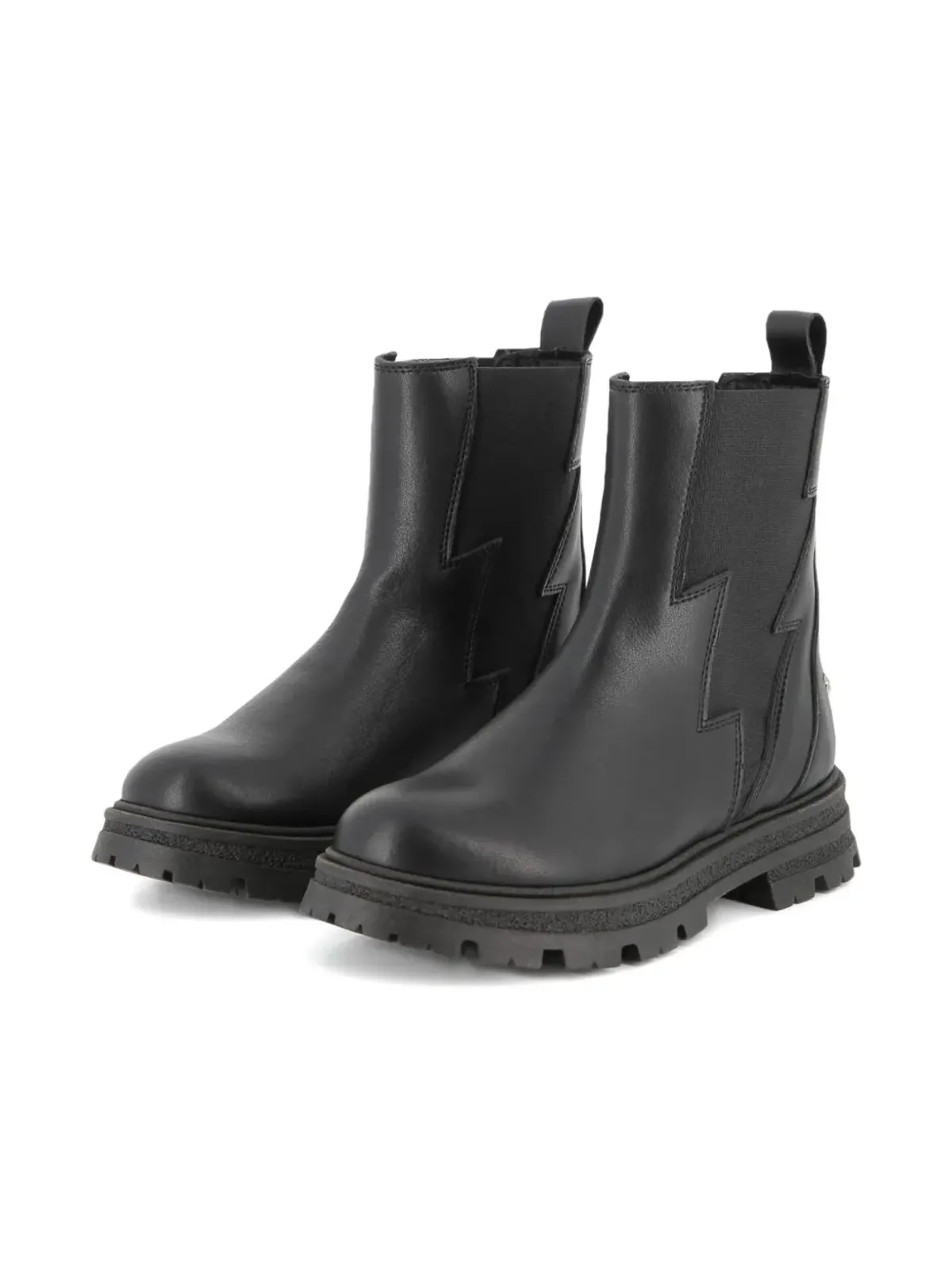 Zadig & Voltaire Kids ライトニングボルト アンクルブーツ - 画像5