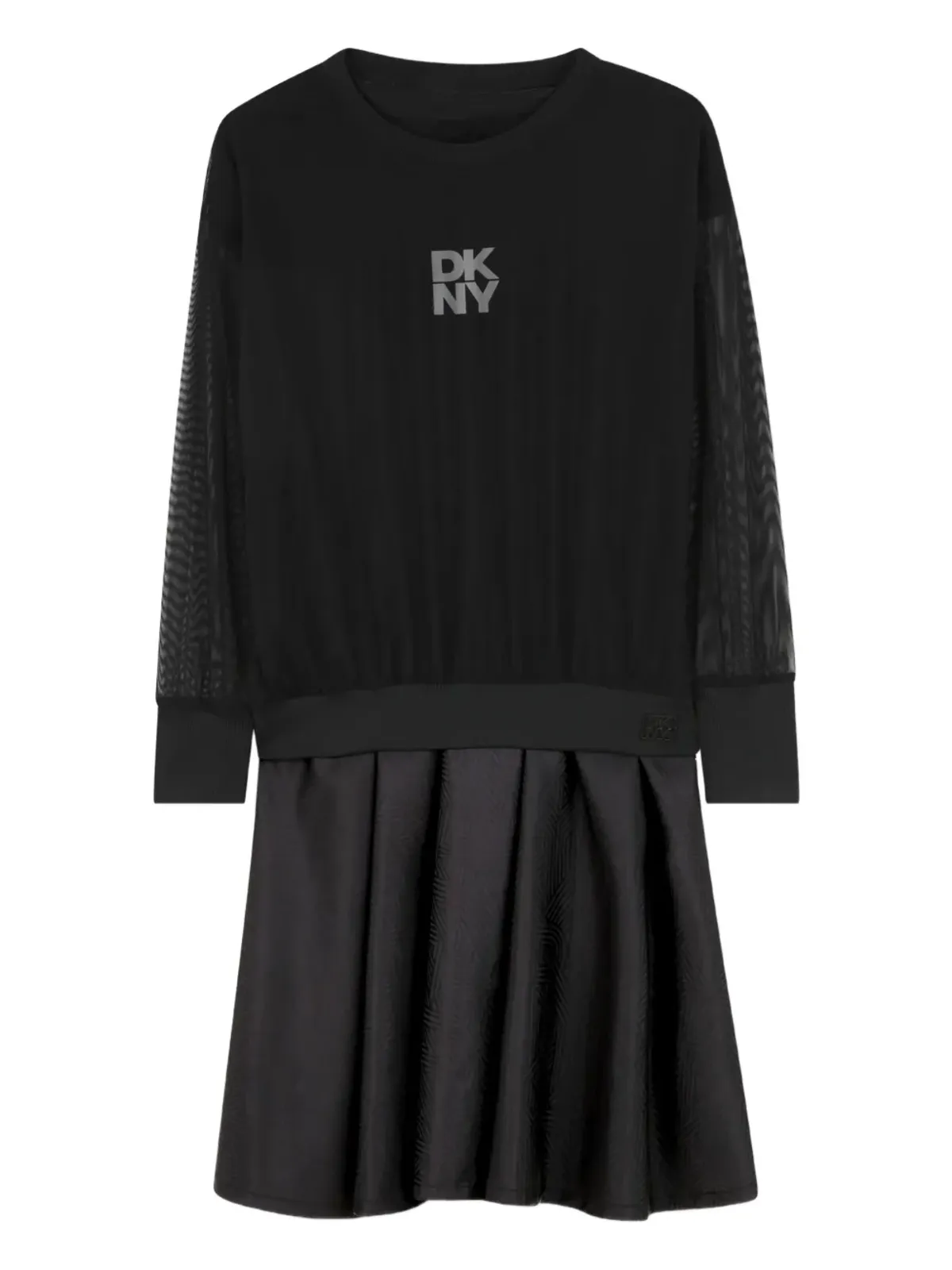 Dkny Kids ロゴプリントドレスセット - 画像3