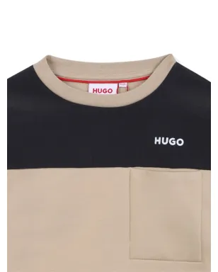 HUGO KIDS カラー ブロックのスウェットシャツ - サムネイル3