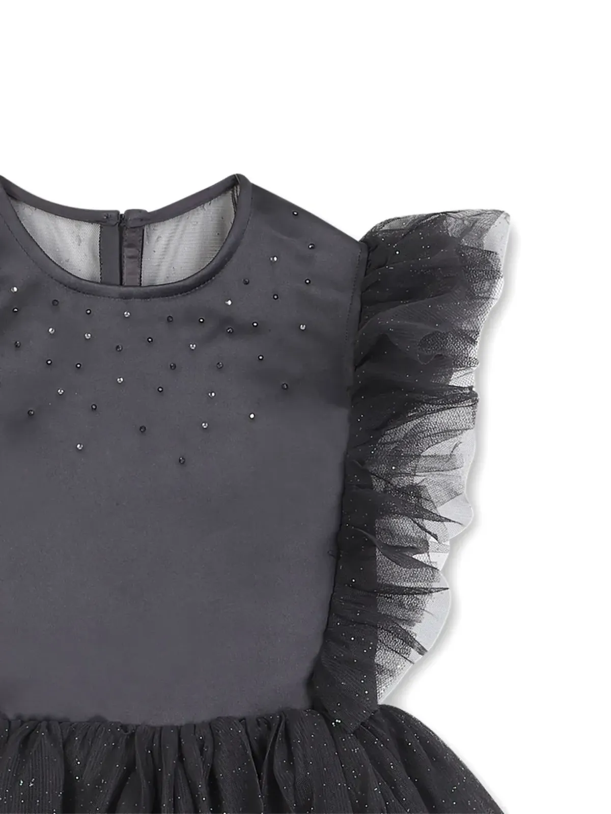 Billieblush ラッフル付きチュールドレス - 画像3