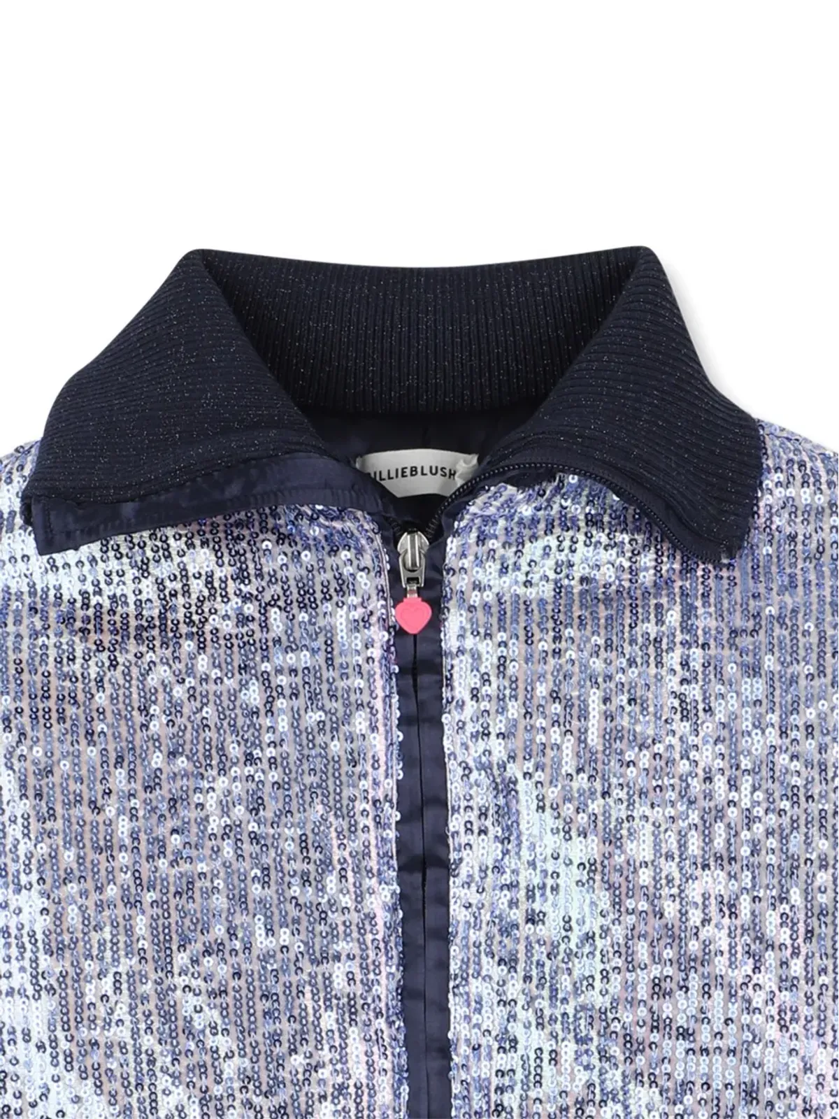 Billieblush sequin-embellished bomber jacket - Blue - 画像3